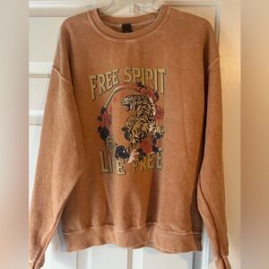 Sweet Claire Brown 'Free Spirit' Sweatshirt